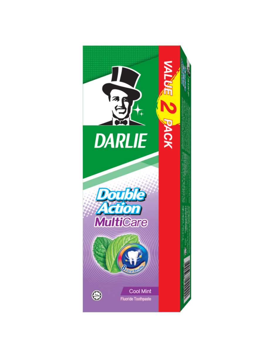 DARLIE DOUBLE ACTION MULTICARE TOOTHPASTE 180GX2 – Village Grocer ...